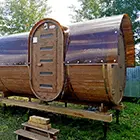 Трехсекционная баня-бочка «Добрыня» 6 метра: описание комплектаций, цены, фото